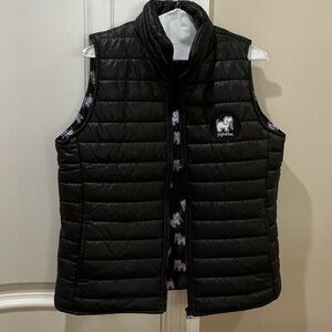 Puppy love Black Puffer Vest